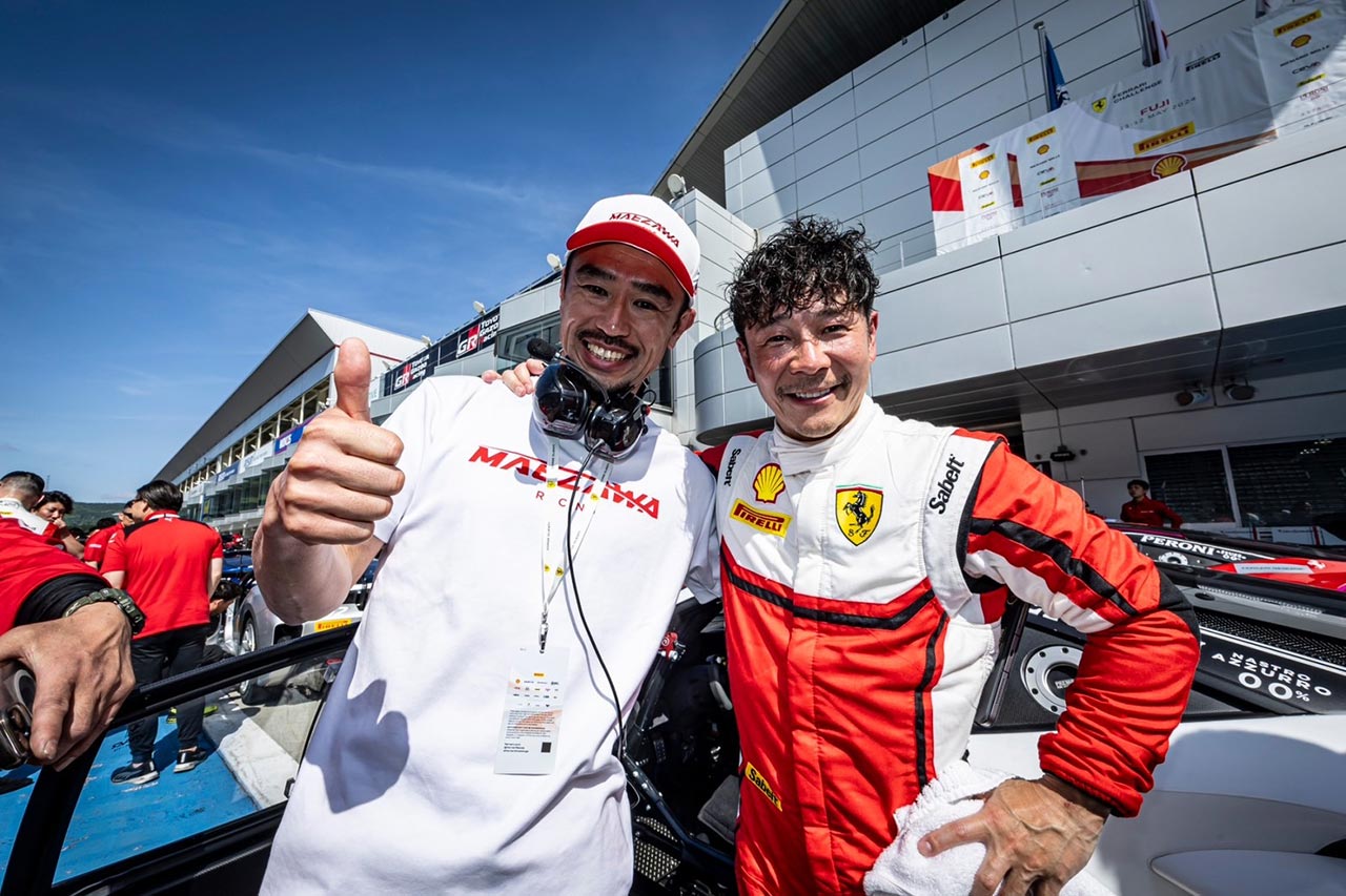 レーシングドライバー前澤友作、フェラーリ・チャレンジのデビュー戦でクラス優勝＆3位の活躍