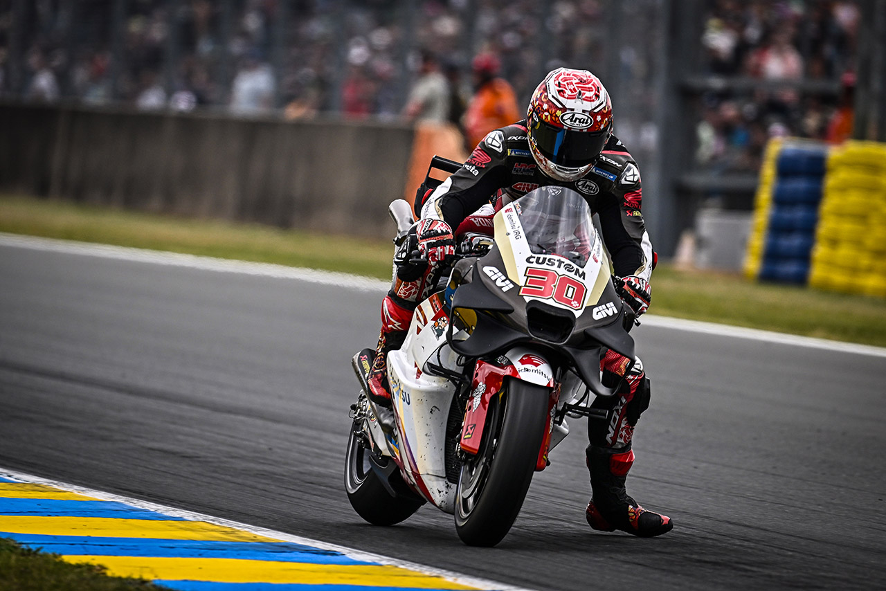 中上貴晶（ホンダ・イデミツLCR）／2024MotoGP第5戦フランスGP 決勝