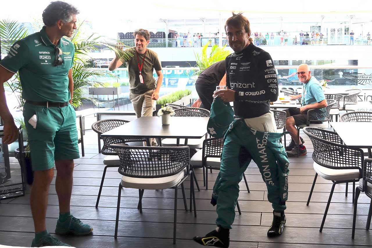 【F1ランチ探訪：アストンマーティン編】