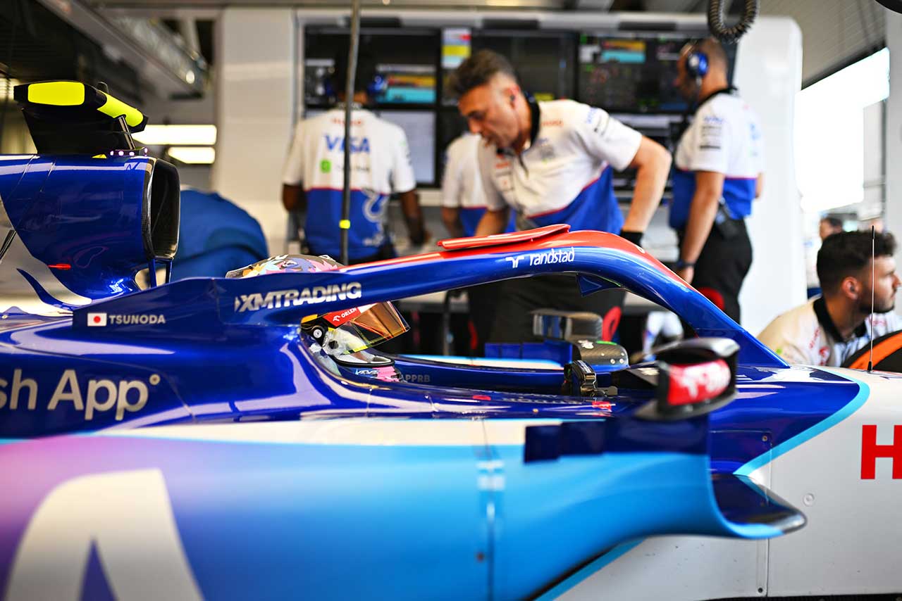 2024年F1第6戦マイアミGP　角田裕毅（RB）