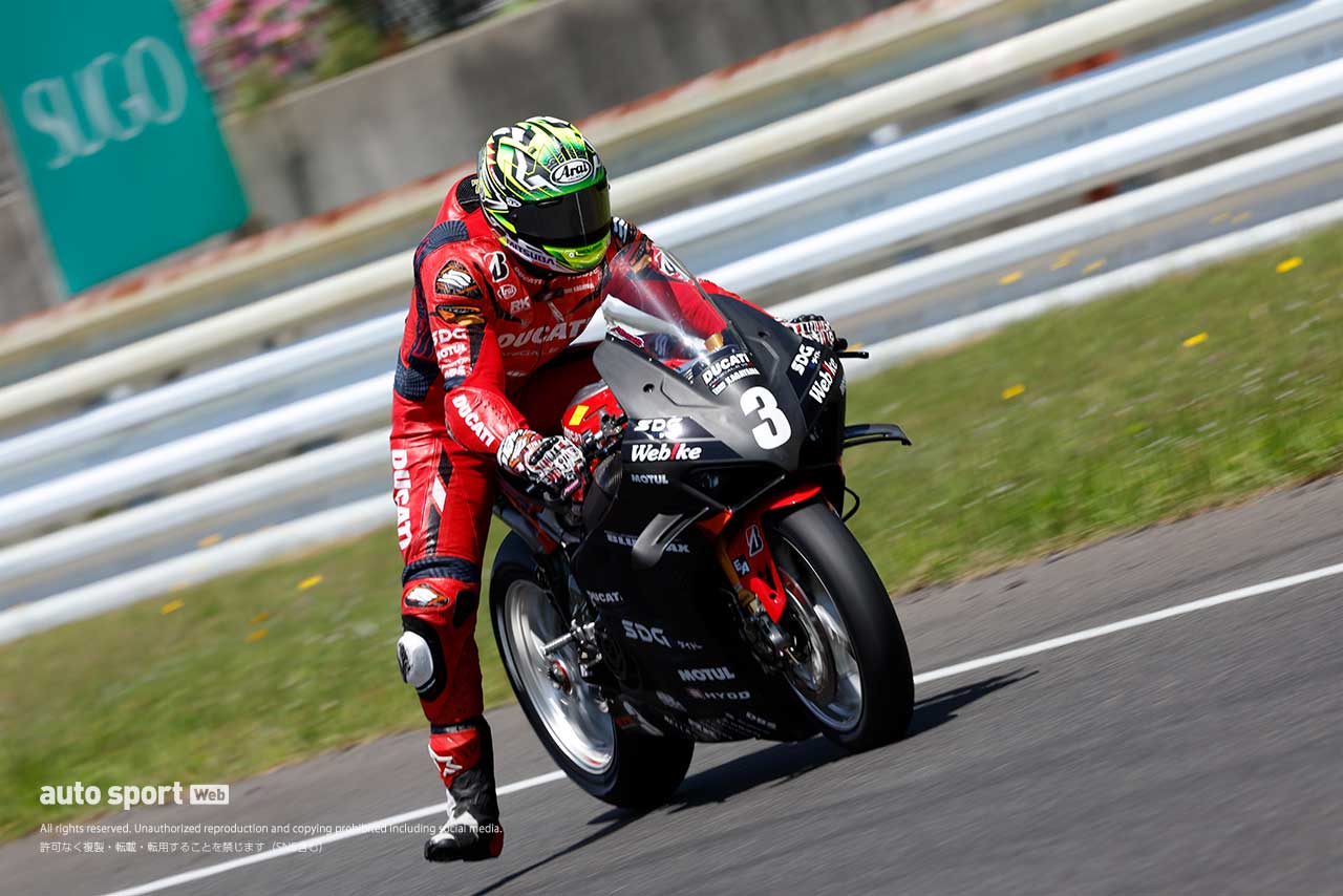 岡本裕生が得意のSUGOで驚速振りを発揮。ST1000は岩戸亮介がトップ／全日本ロード SUGO公開テスト 2日目