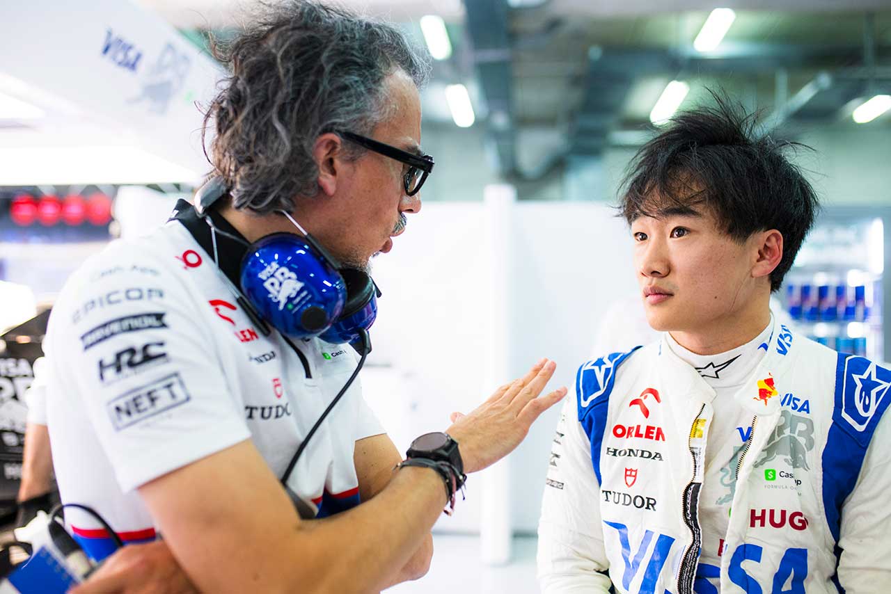 ローレン・メキース代表＆角田裕毅（RB）