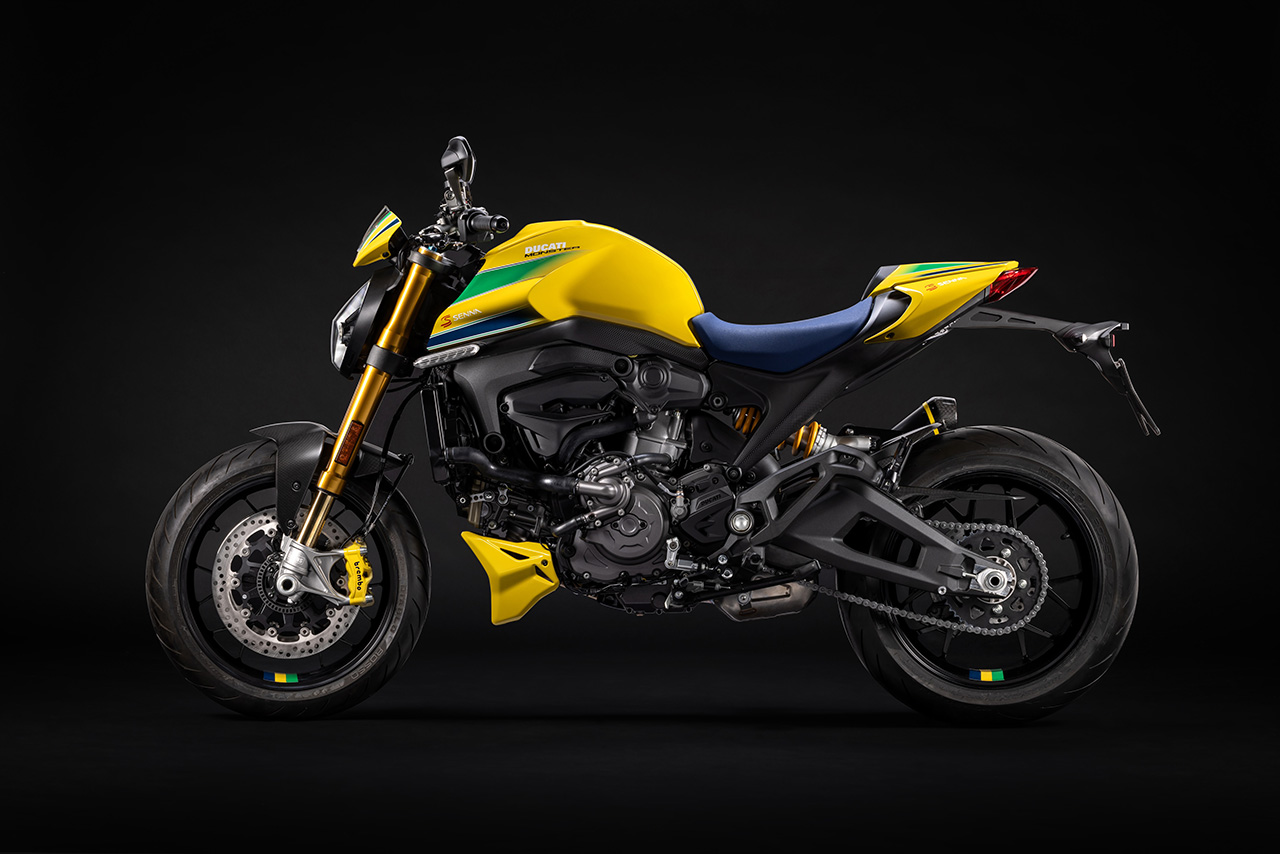 341台限定でドゥカティが発売する『Monster Senna（モンスター・セナ）』
