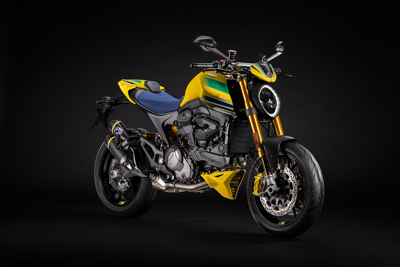 341台限定でドゥカティが発売する『Monster Senna（モンスター・セナ）』