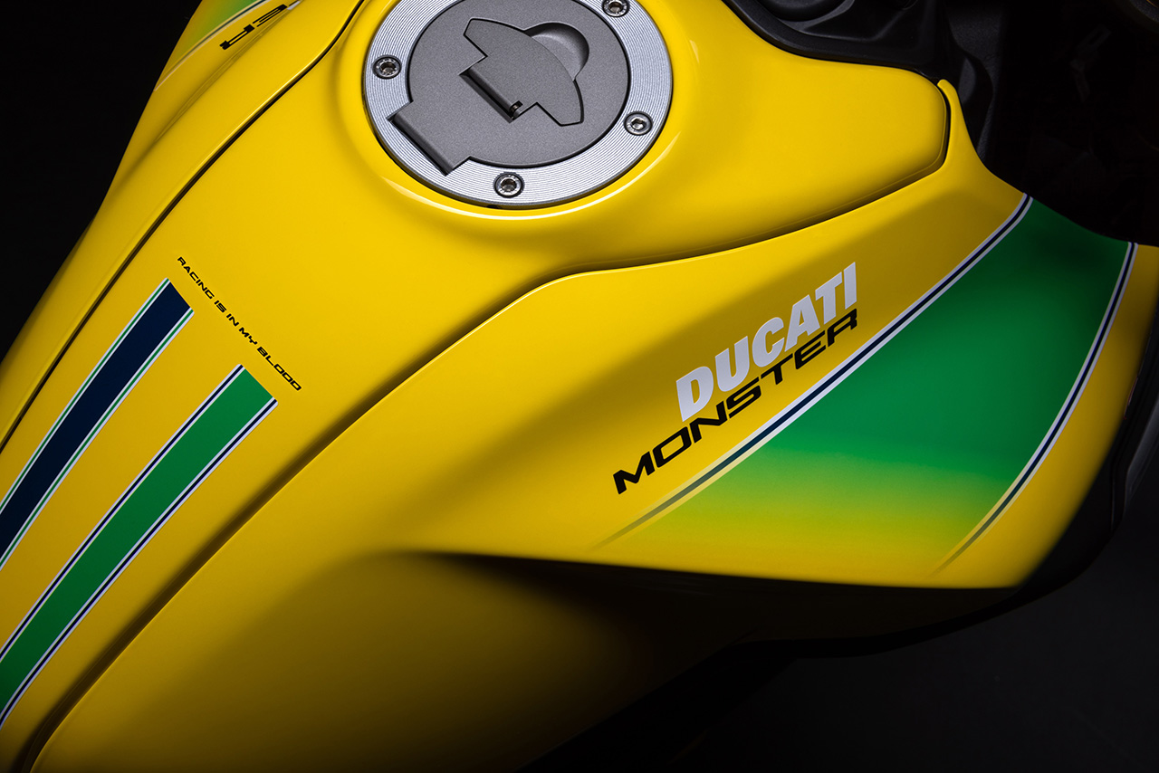 341台限定でドゥカティが発売する『Monster Senna（モンスター・セナ）』