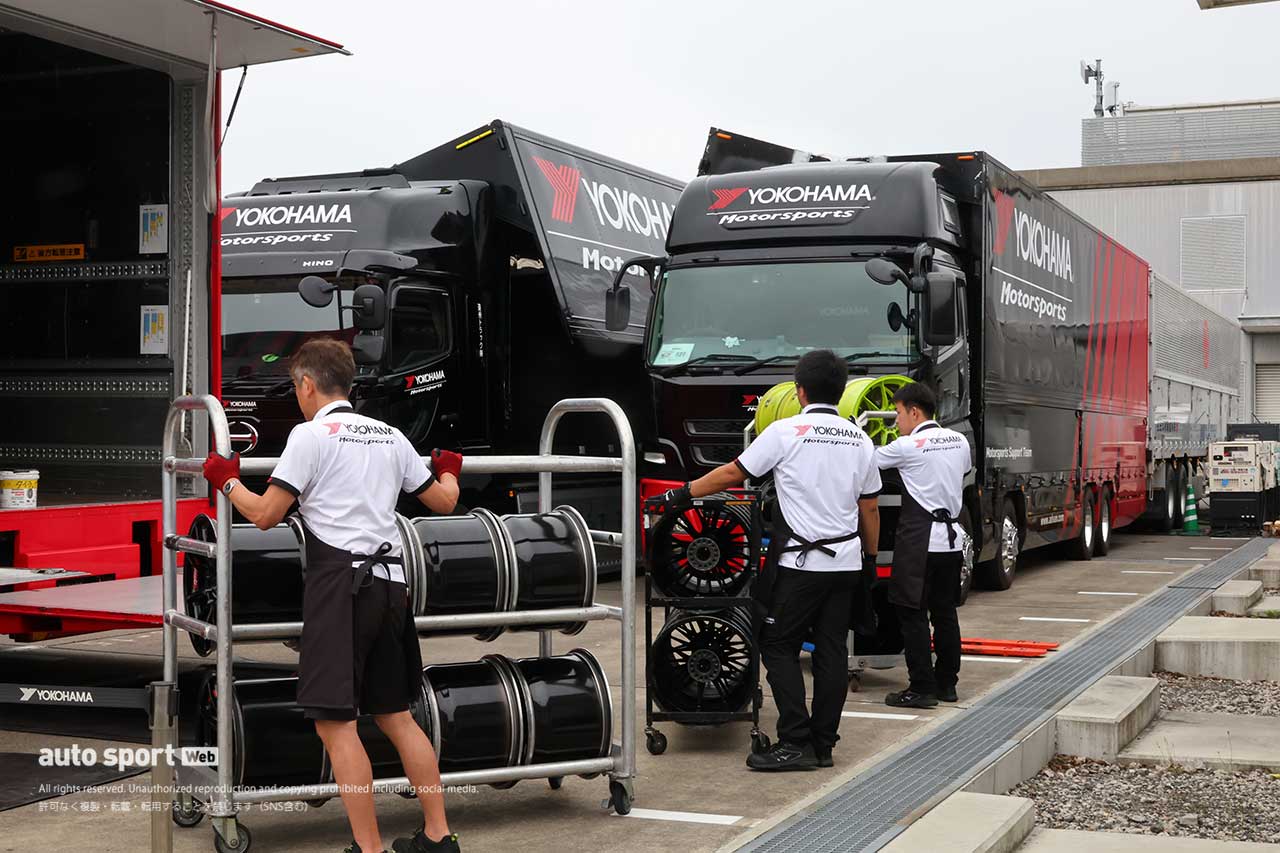 2024スーパーGT第3戦鈴鹿　横浜ゴムのタイヤサービス