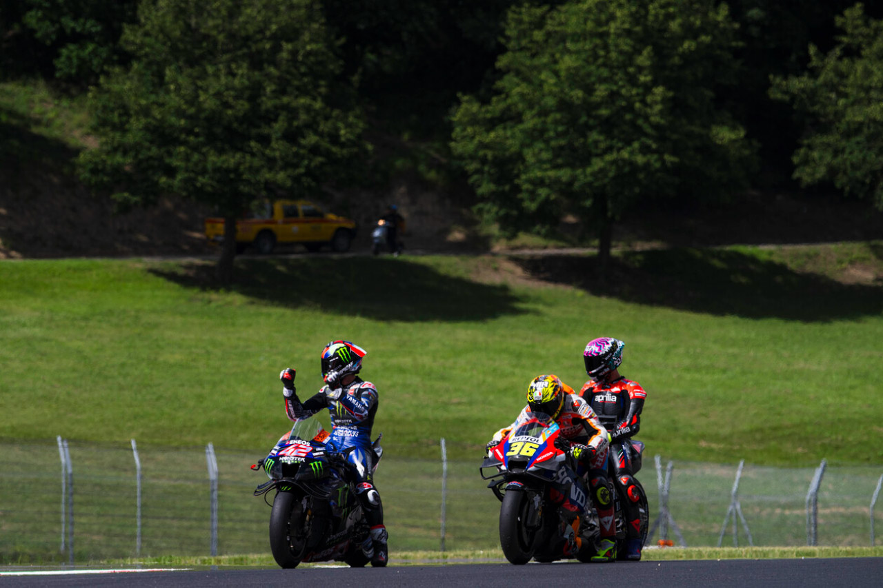 ヤマハ：リンス「信じられないタイム」で2番手獲得、クアルタラロも手応えありで11番手に／第7戦イタリアGP初日