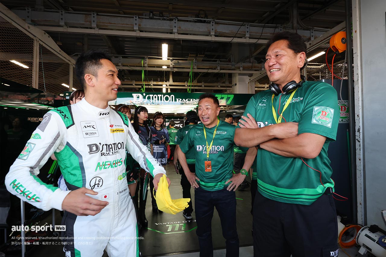 驚速D'station Vantage GT3、初ポールの秘訣はタイヤ、新型の能力、チームの対応力にあり