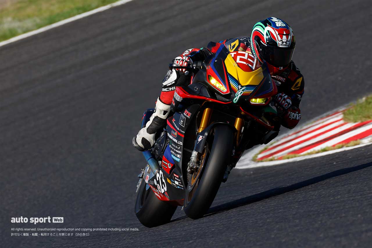 唯一アプリリアで挑むTeam TATARA aprilia。イタリア人ライダー擁して鈴鹿8耐2年連続SST表彰台を狙う