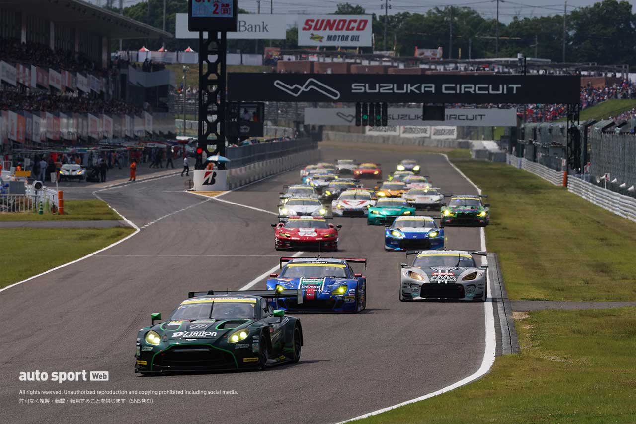 2024スーパーGT第3戦鈴鹿　GT300クラスの決勝スタート