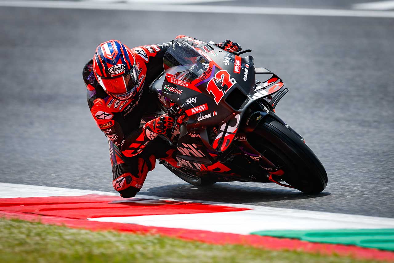 ウエットでKTMが上位に。ホンダは雨でも走行続行でマリーニが最多周回／MotoGPムジェロ公式テスト