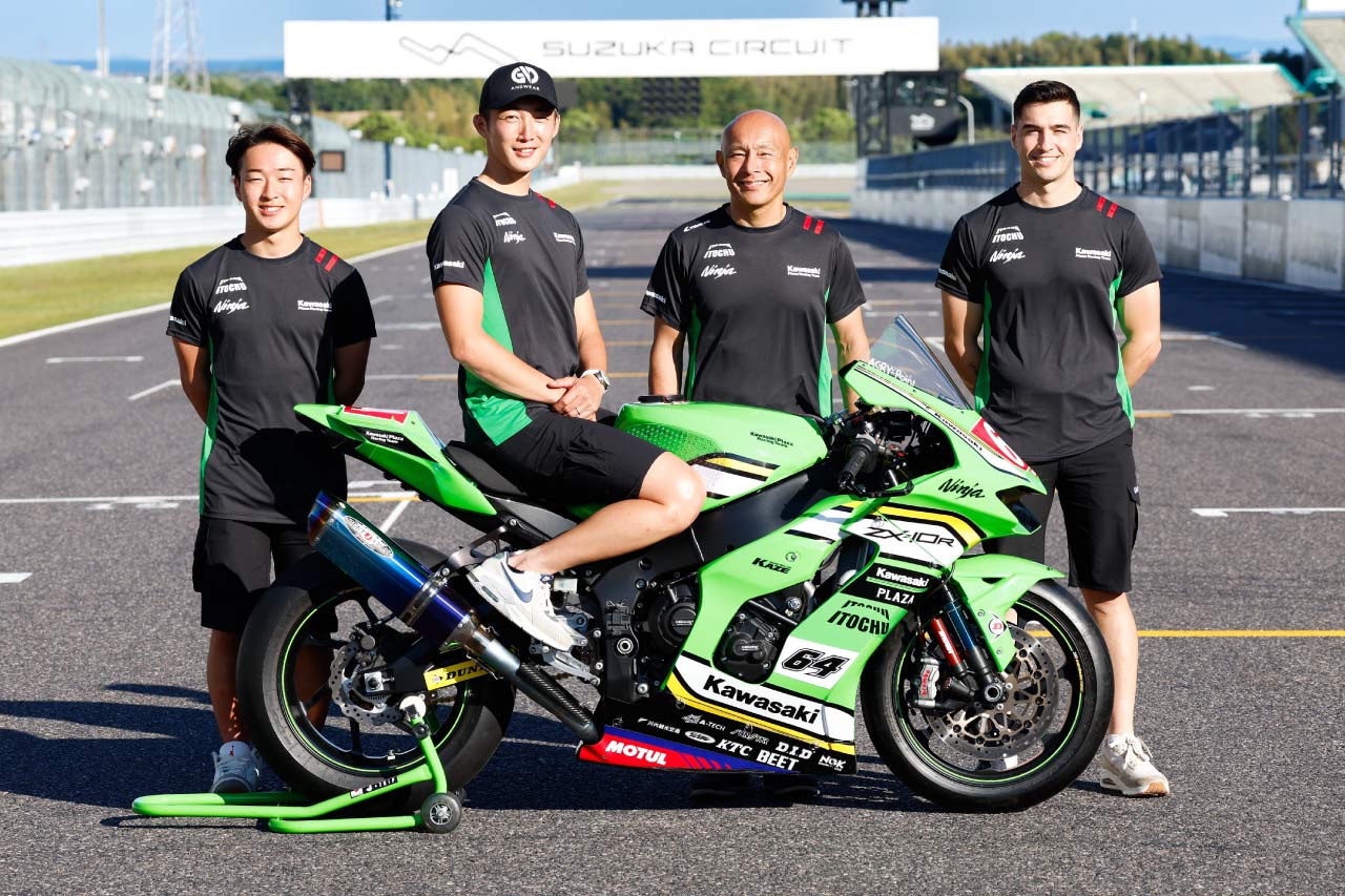 Kawasaki Plaza Racing Team、2024鈴鹿8耐の参戦体制を発表。ライダーは岩戸、彌榮、ミカ・ペレスを起用
