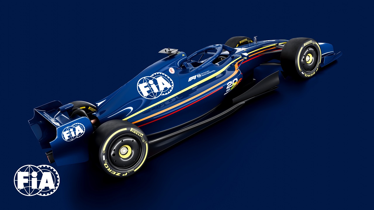 F1新世代カーのレンダリング画像