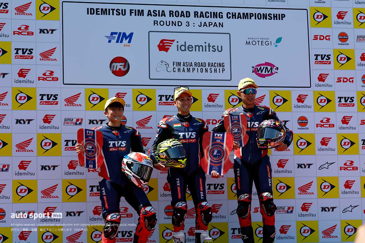 西村硝が大荒れのレースを制し、1000cc2戦目で初優勝を飾る／2024FIMアジアロード第3戦 日本ラウンド 土曜日