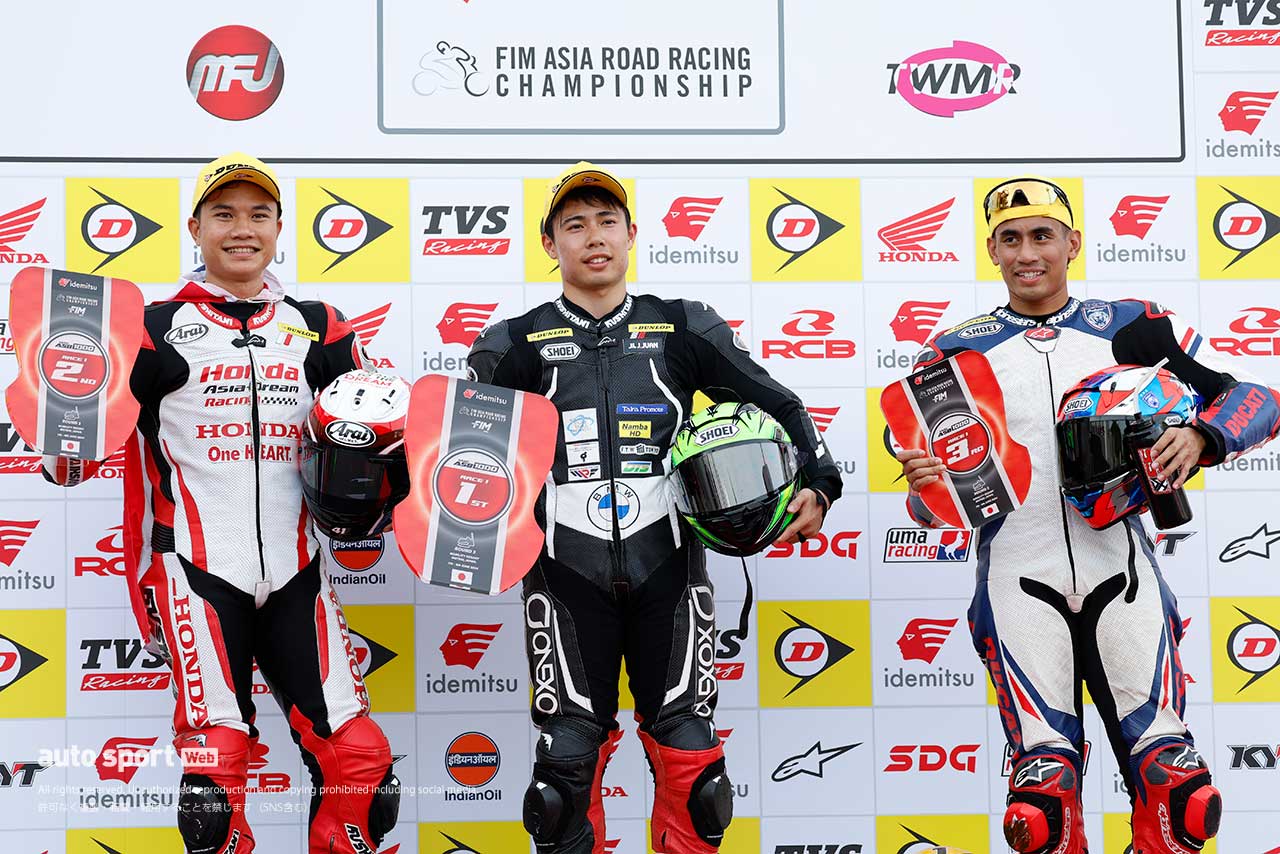西村硝が大荒れのレースを制し、1000cc2戦目で初優勝を飾る／2024FIMアジアロード第3戦 日本ラウンド 土曜日