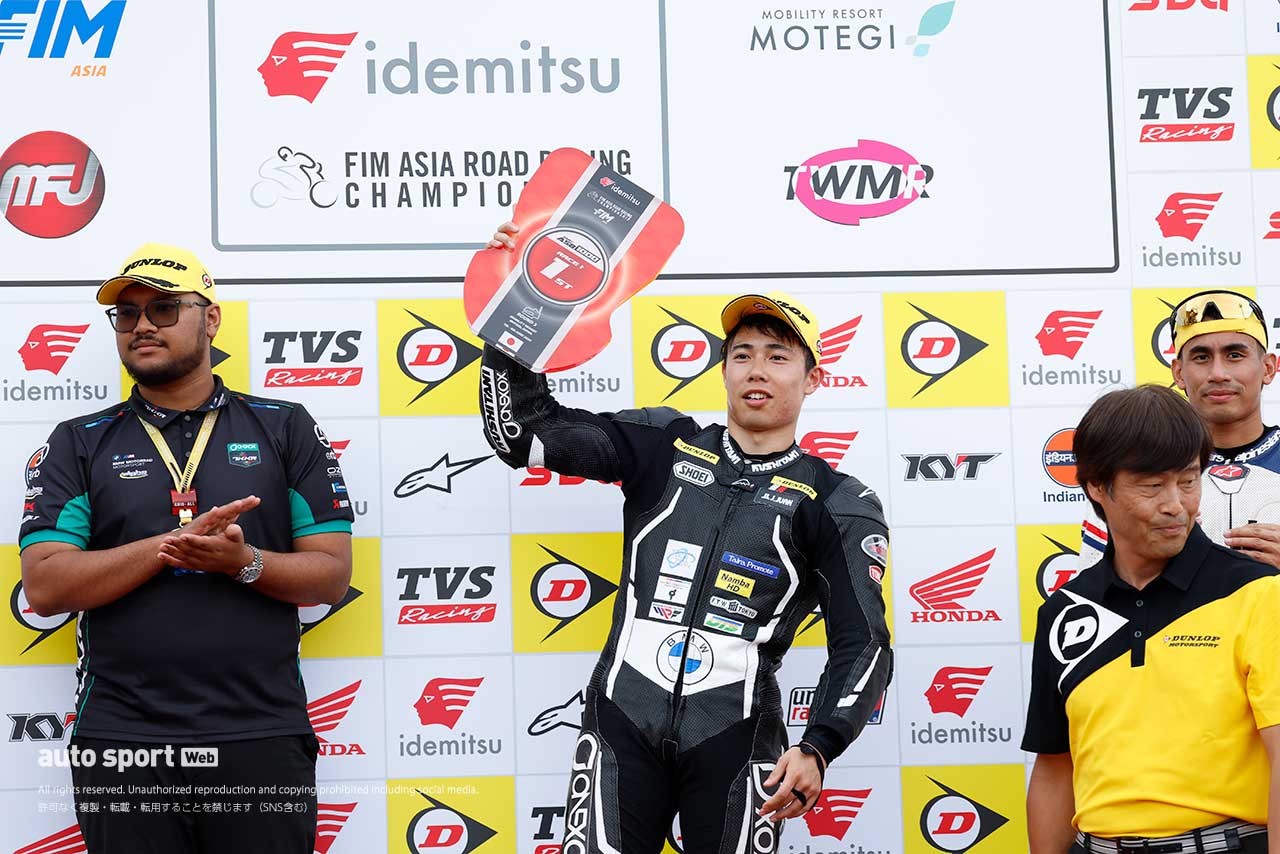 西村硝が大荒れのレースを制し、1000cc2戦目で初優勝を飾る／2024FIMアジアロード第3戦 日本ラウンド 土曜日