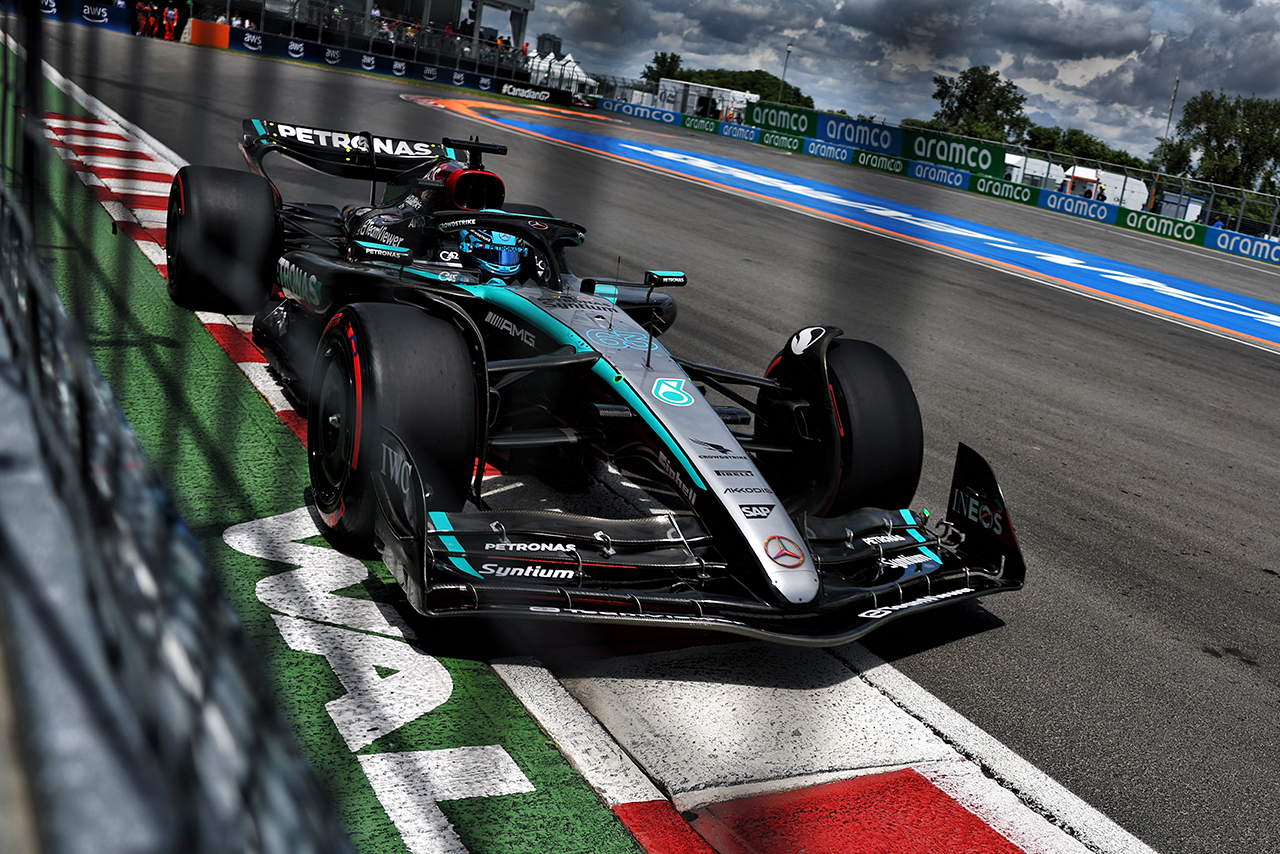 2024年F1第9戦カナダGP　ジョージ・ラッセル（メルセデス）