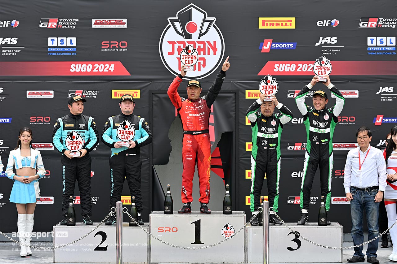 SROジャパンカップ第1ラウンドSUGOは武井真司／笹原右京組コルベットが連勝を飾る