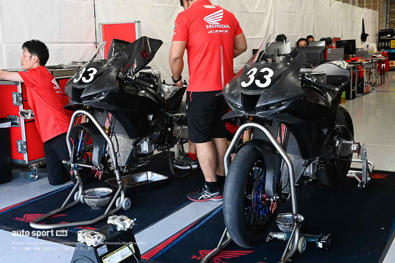 Team HRCのホンダCBR1000RR-R／2024鈴鹿8耐 合同テスト