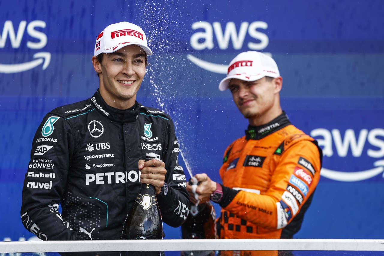 ジョージ・ラッセル（メルセデス）が3位獲得