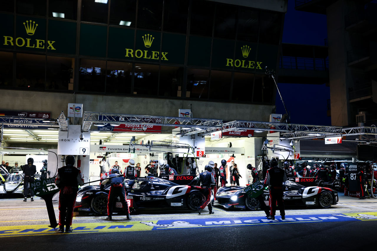 ル・マン24時間の決勝レースに向け、準備万端。トヨタGR、小雨降るFP4を首位で締めくくる「この経験は役立つと思う」