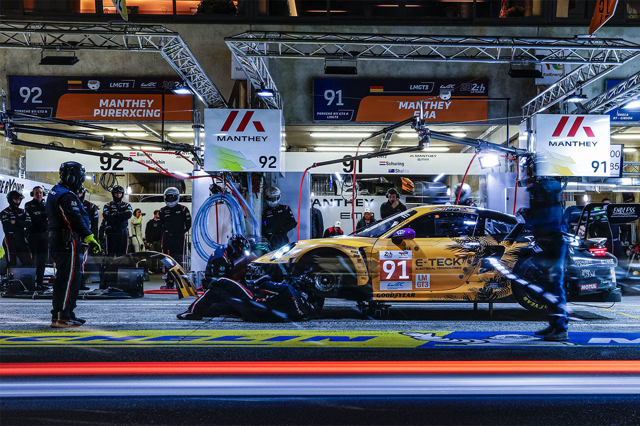 91号車ポルシェ911 GT3 R LMGT3（マンタイEMA）