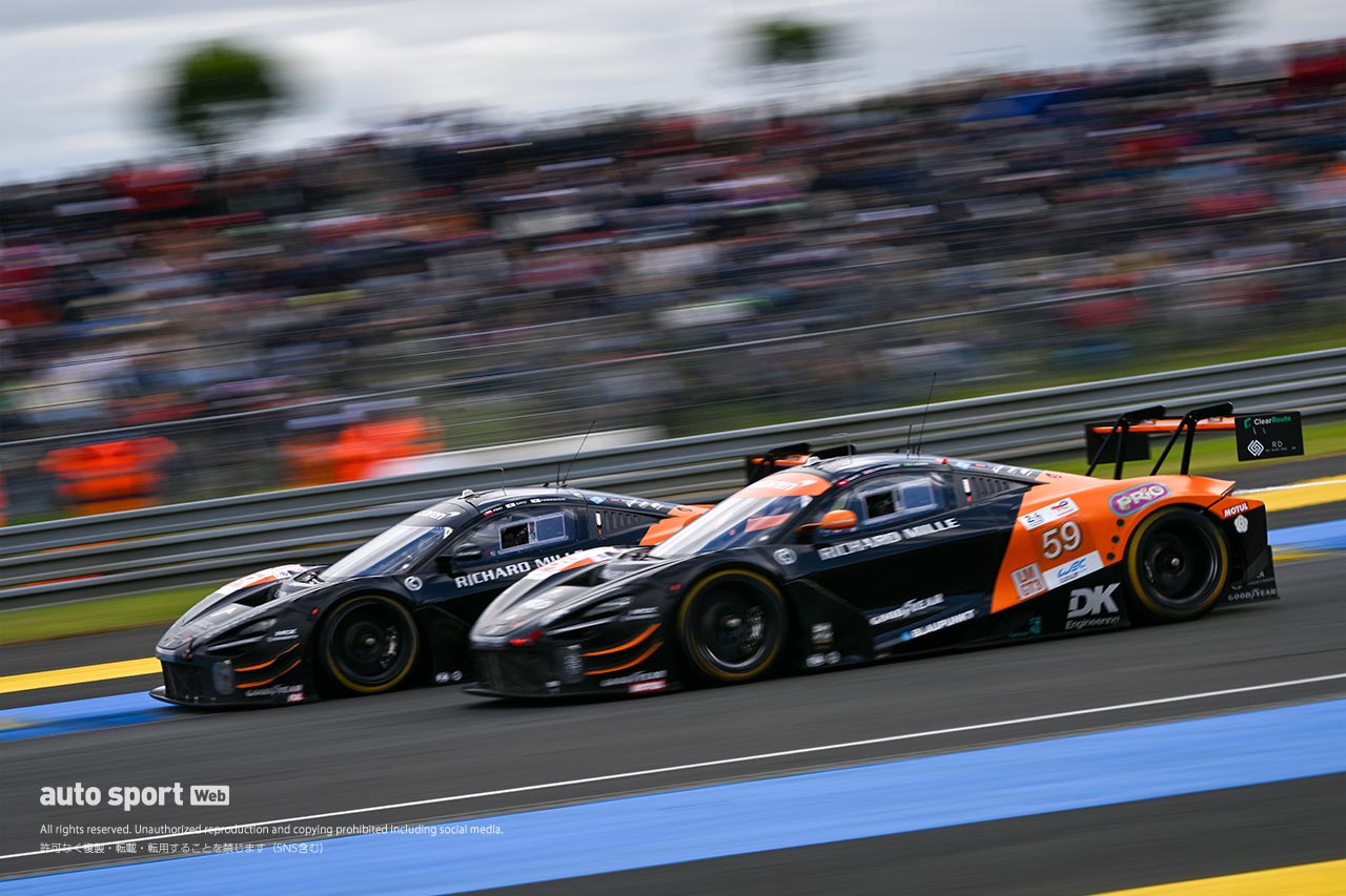 ル・マン24時間のLMGT3でトップ争い展開も駆動系トラブルに。佐藤万璃音はリベンジを誓う