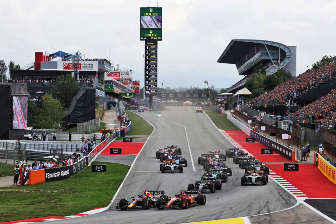 2023年F1第8戦スペインGPの決勝スタート