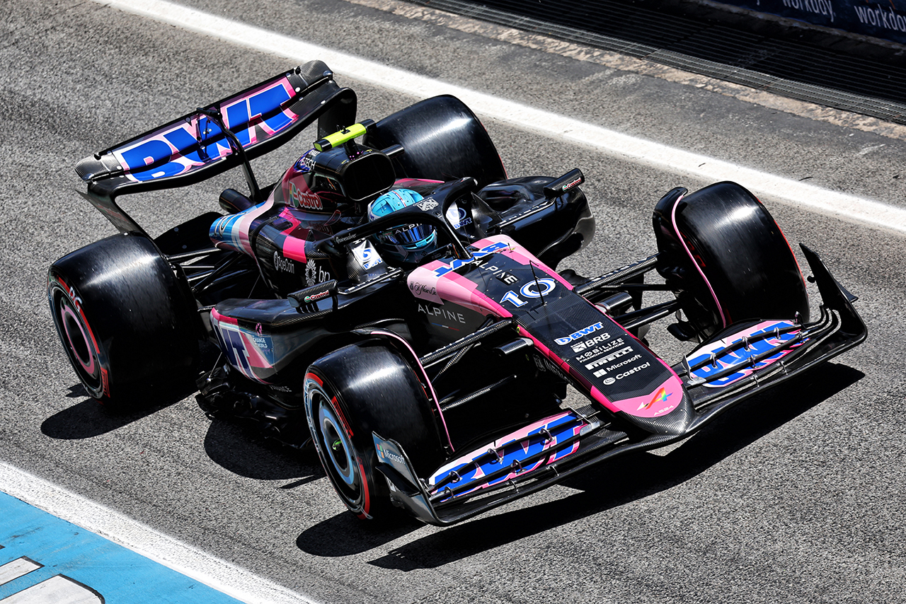2024年F1第10戦スペインGP　ピエール・ガスリー（アルピーヌ）