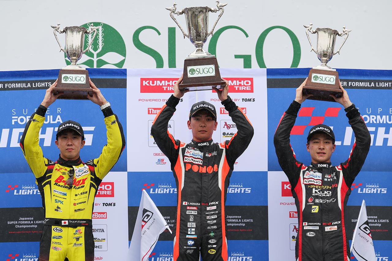 全日本スーパーフォーミュラ・ライツ選手権第9戦は野中誠太が今季3勝目を飾る
