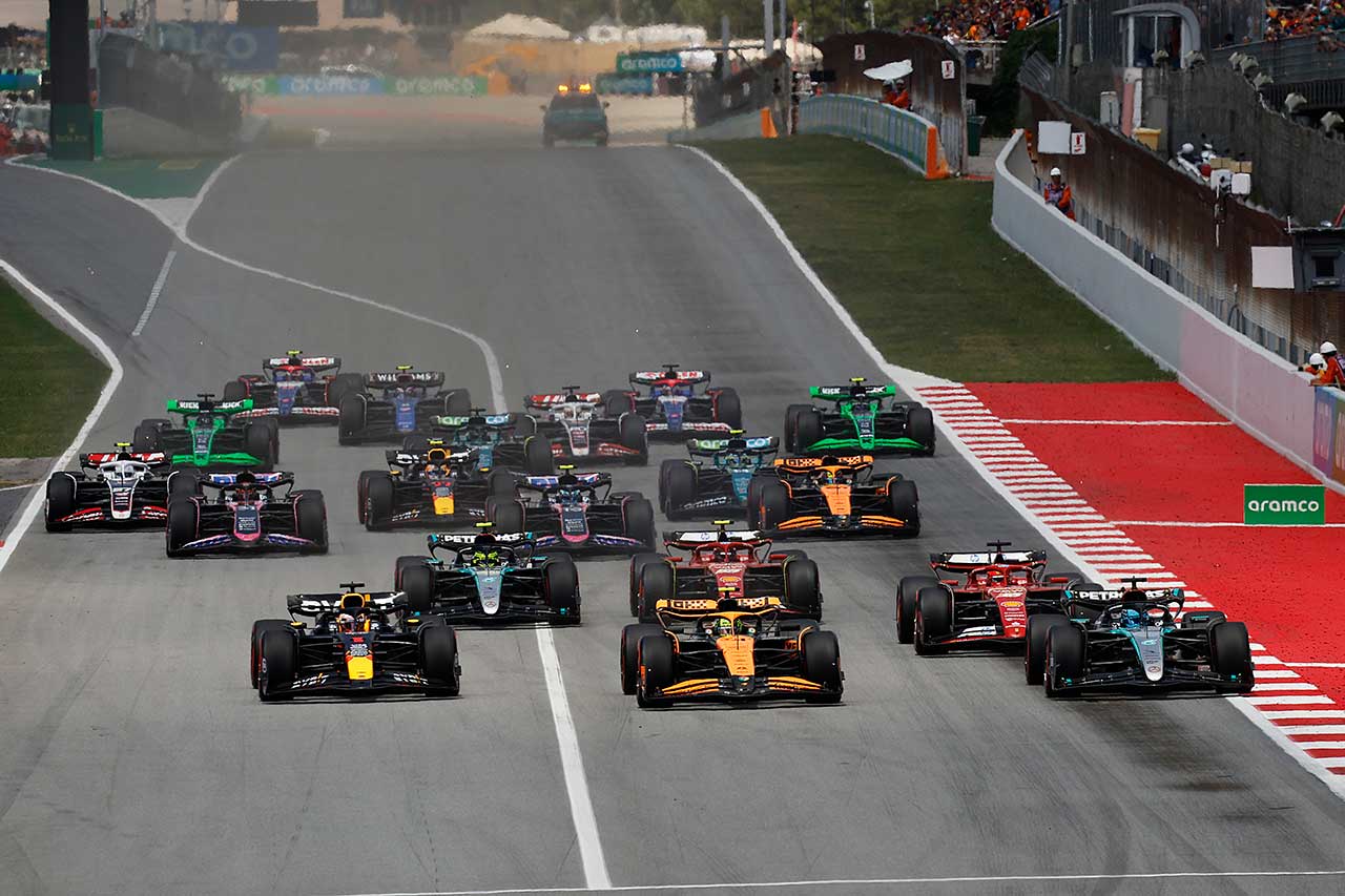 2024年F1第10戦スペインGP　決勝スタート