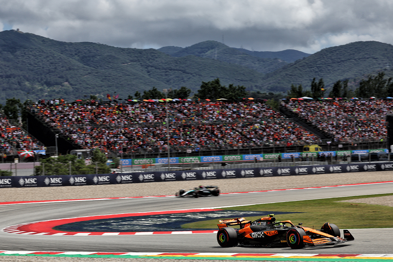 2024年F1第10戦スペインGP　ランド・ノリス（マクラーレン）
