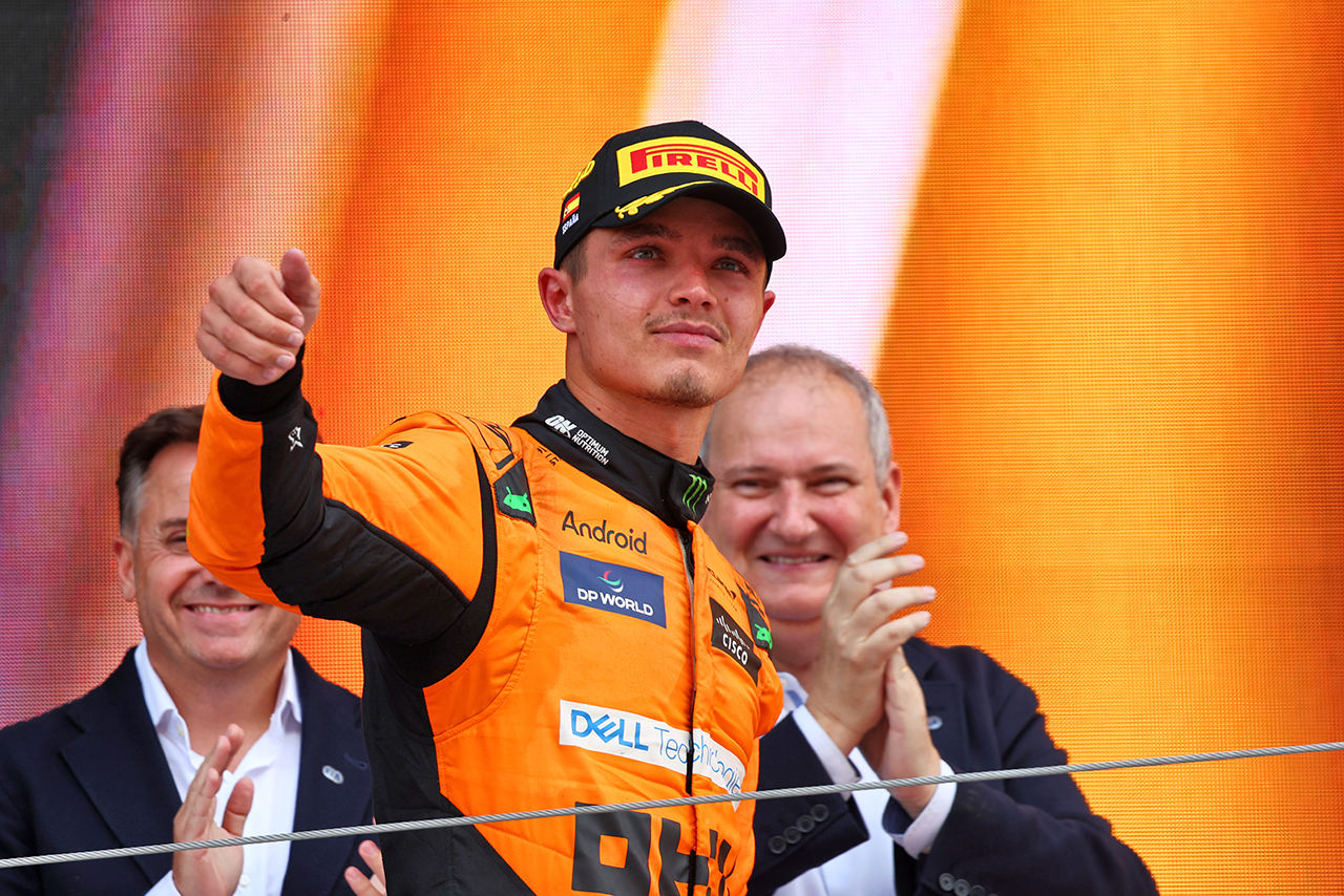2024年F1第10戦スペインGP　ランド・ノリス（マクラーレン）