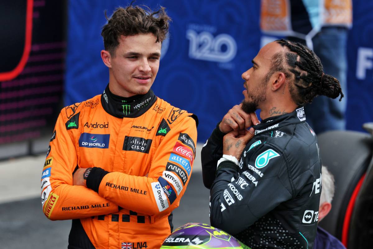 ランド・ノリス（マクラーレン）＆ルイス・ハミルトン（メルセデス）