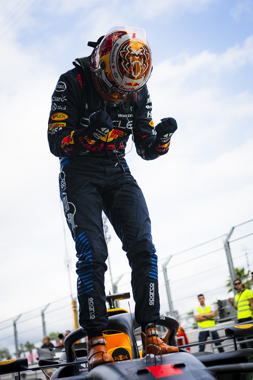 優勝したマックス・フェルスタッペン（レッドブル）
