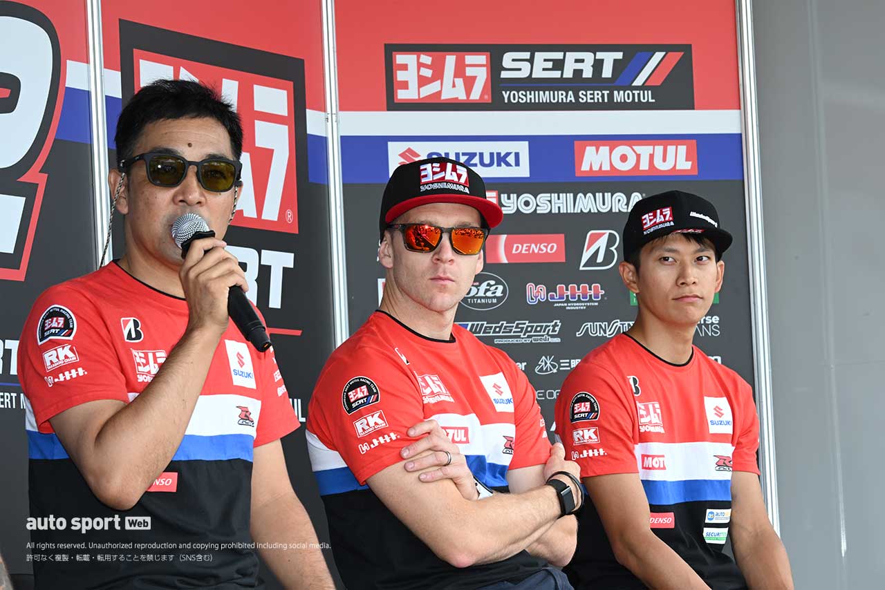 ヨシムラSERT Motul、SUZUKI CN CHALLENGEが登場。鈴鹿8耐前に裏話も／ヨシムラ第61回ツーリングブレイクタイム in NEOPASA清水