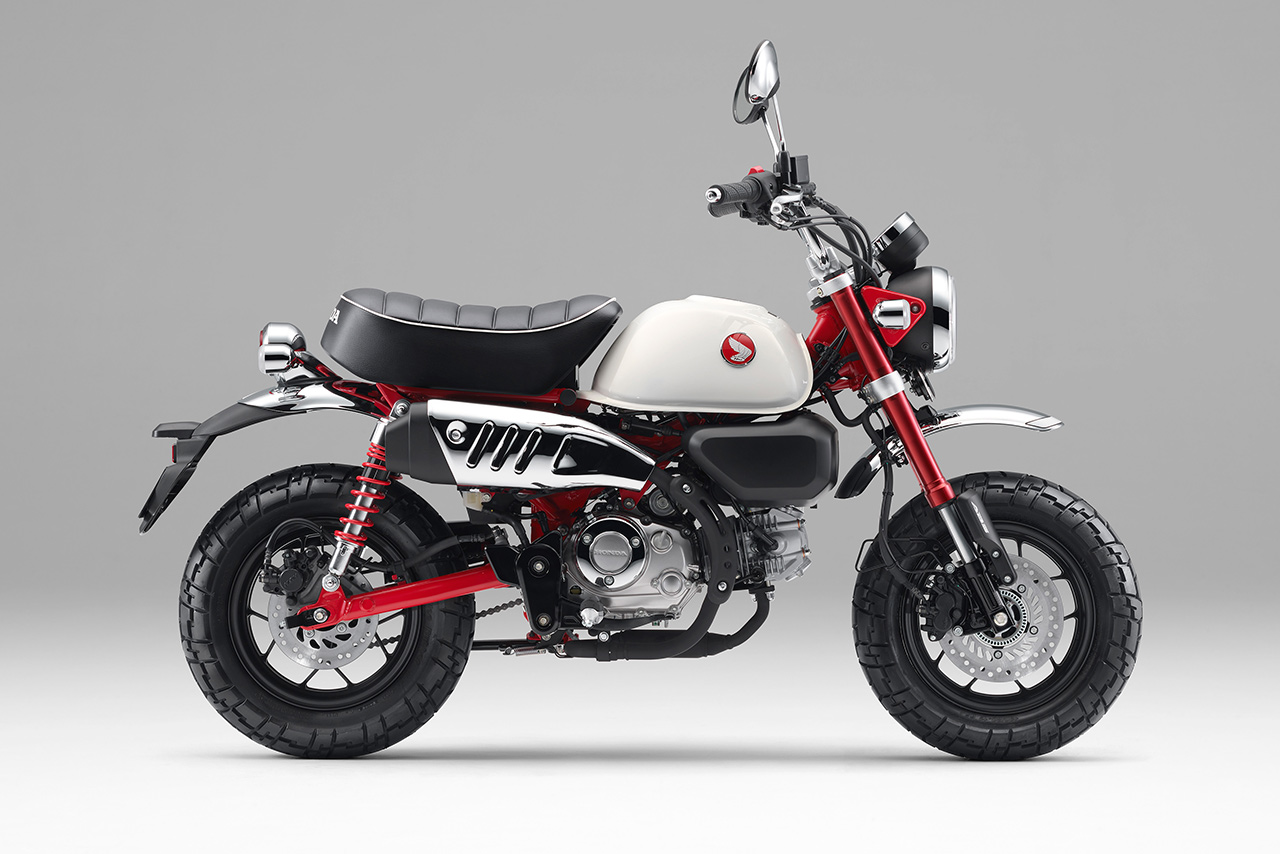 ホンダ、『モンキー125』のカラーリングを変更。レッドほか3色展開で7月25日から発売
