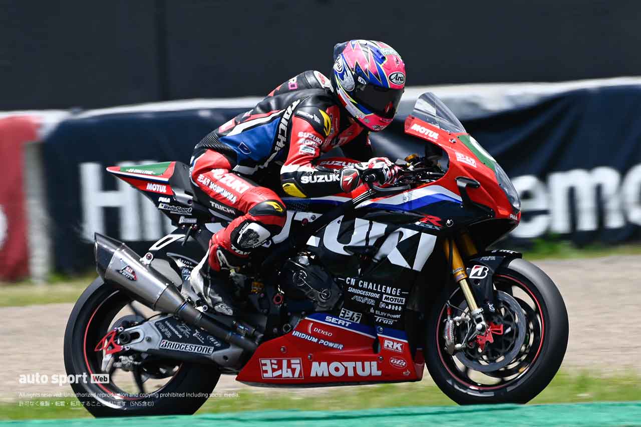 2年ぶりのスズキワークス活動に意欲。サステナブル仕様のGSX-R1000Rは「戦闘力が高い」濱原と生形が太鼓判／鈴鹿8耐テスト