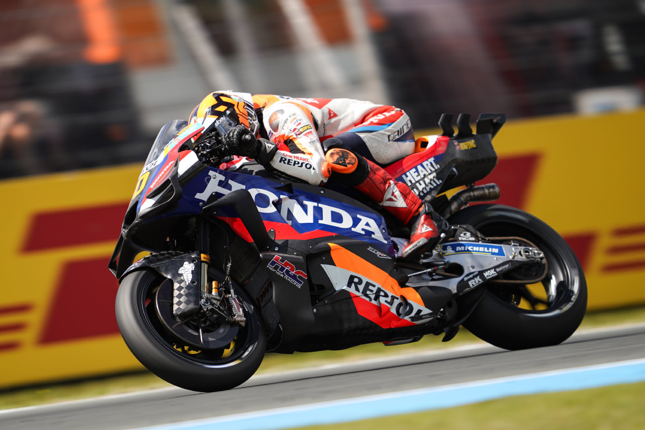 ホンダ：マリーニ「パッケージの性能を最大限に引き出すことに集中」好走のミルは転倒／MotoGP第8戦オランダGP初日