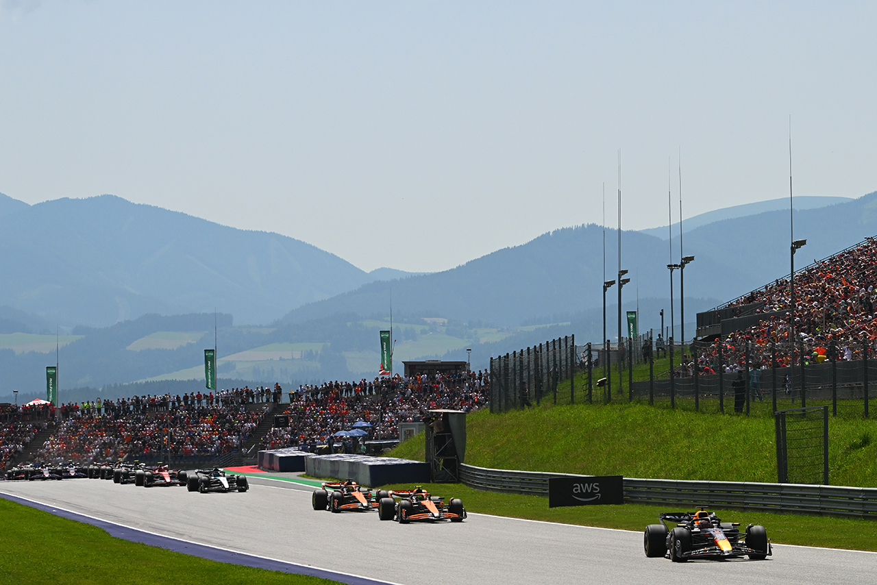 2024年F1第11戦オーストリアGPスプリント　マックス・フェルスタッペン（レッドブル）