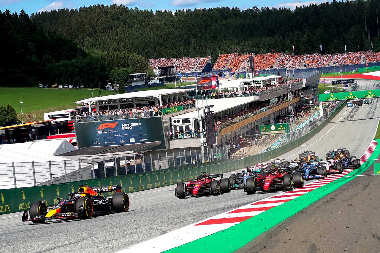 2022年F1オーストリアGPの決勝スタート
