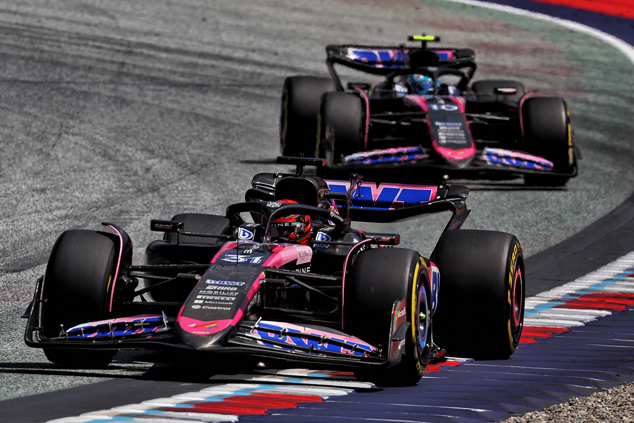 2024年F1第11戦オーストリアGP　エステバン・オコン（アルピーヌ）