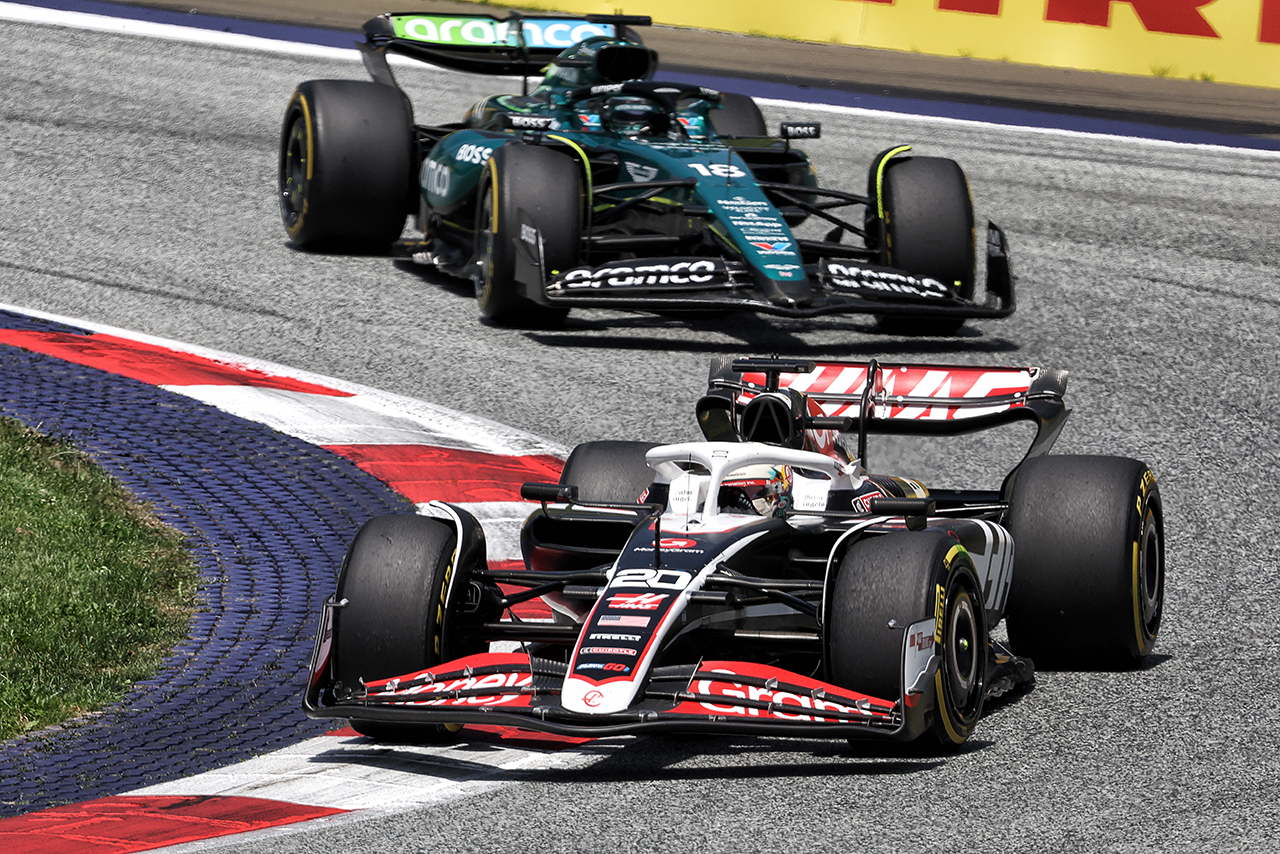 2024年F1第11戦オーストリアGP　ケビン・マグヌッセン（ハース）