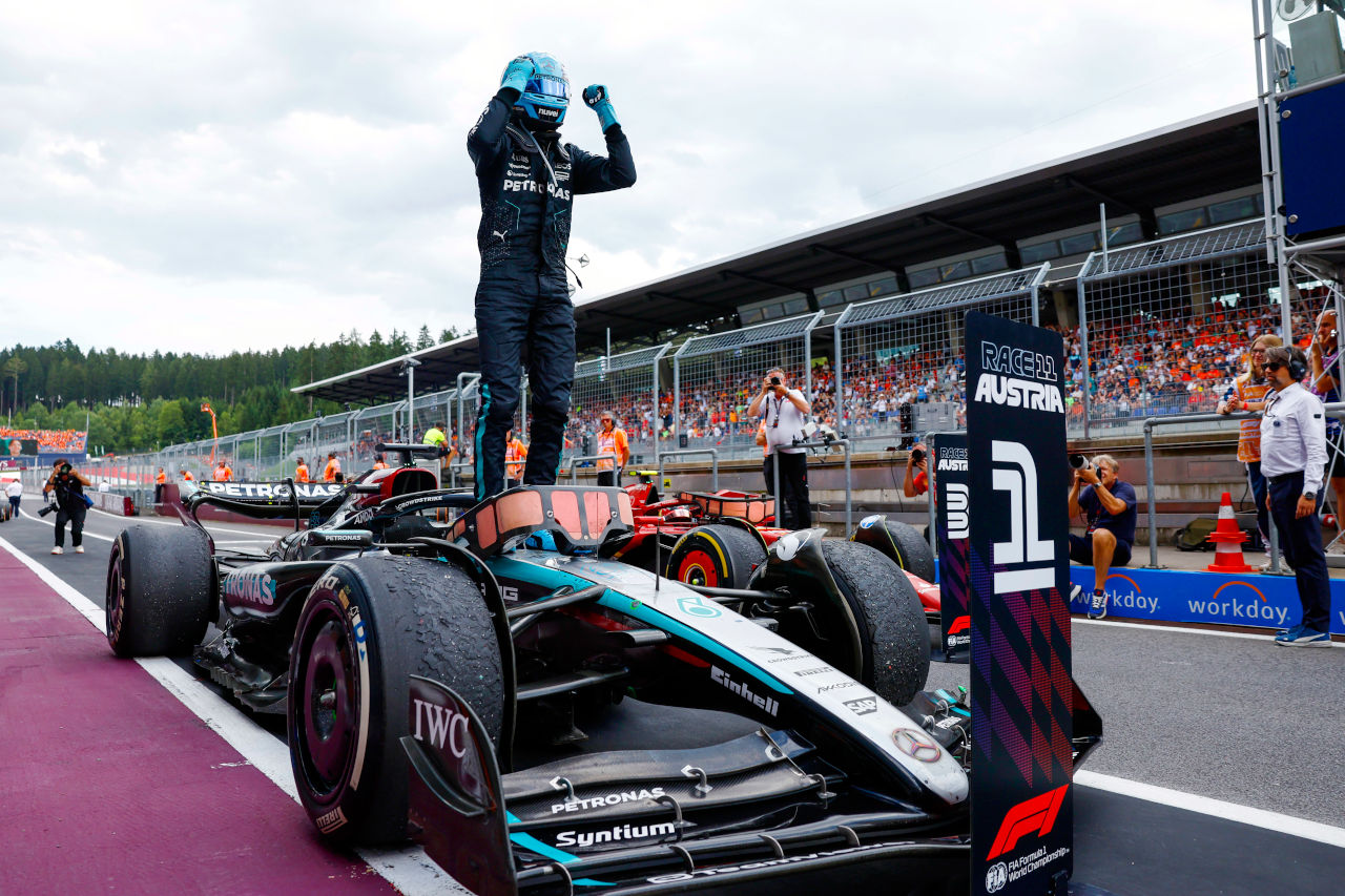 『勝てるぞ！』思わず叫んだ無線を恥じるメルセデスF1代表「感情的になり本当に愚かなことをした」／オーストリアGP