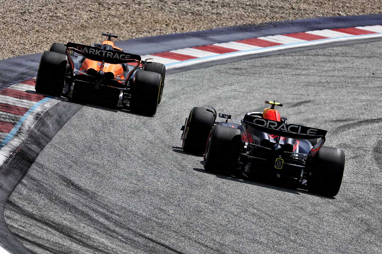 オスカー・ピアストリ（マクラーレン）＆セルジオ・ペレス（レッドブル）
