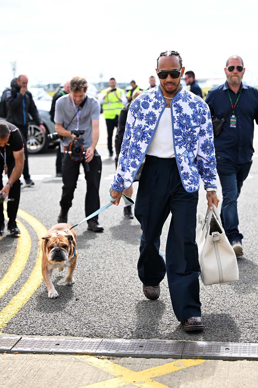 ルイス・ハミルトン（メルセデス）と愛犬ロスコー