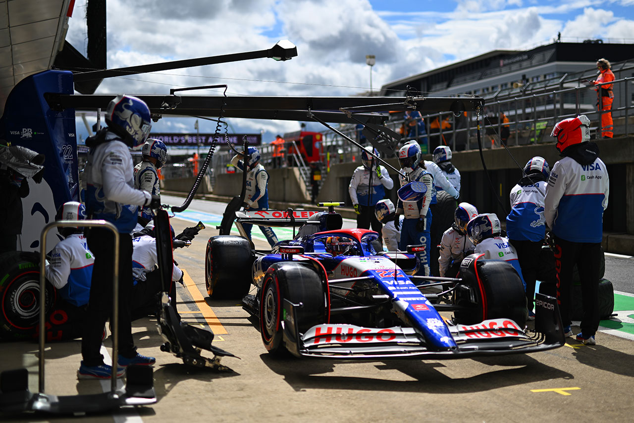 2024年F1第12戦イギリスGP　角田裕毅（RB）