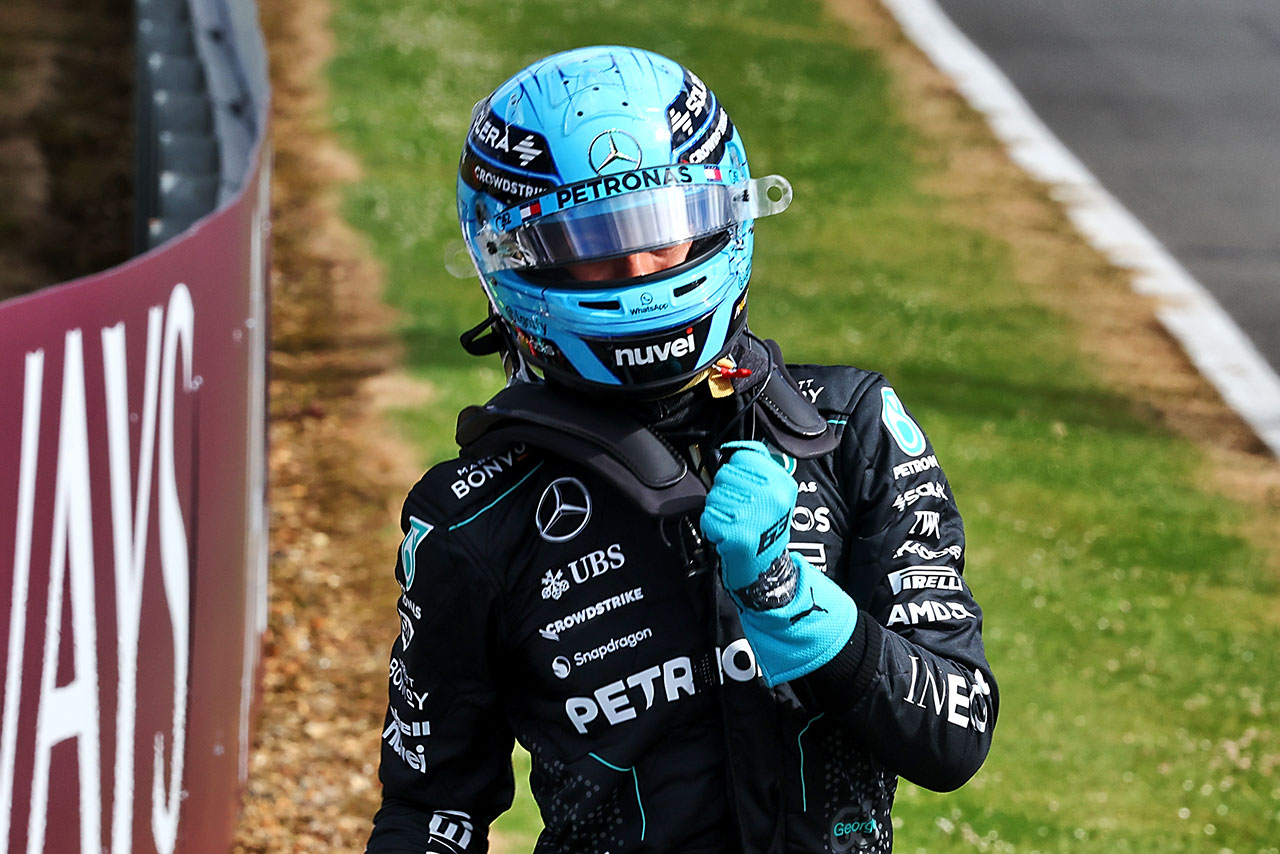 2024年F1第12戦イギリスGP　ジョージ・ラッセル（メルセデス）