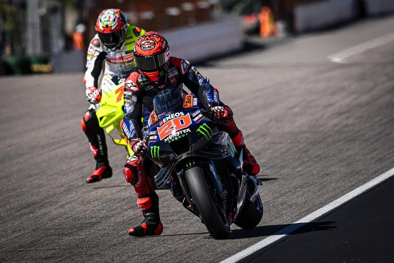 ファビオ・クアルタラロ（モンスターエナジー・ヤマハMotoGPチーム）／2024MotoGP第9戦ドイツGP スプリント