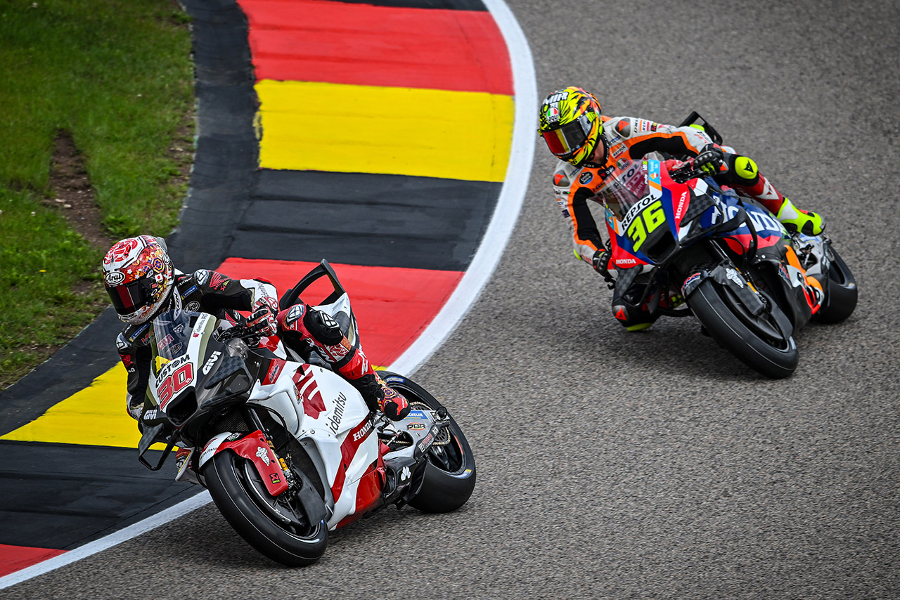 中上貴晶（ホンダ・イデミツLCR）／2024MotoGP第9戦ドイツGP スプリント